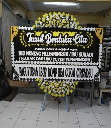Papan Bunga Duka Leuwidamar
